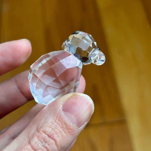 Retired Swarovski Crystal Lamb Figurine - Picture 2 of 3